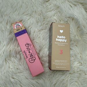 New in Box - Benefit Boi-ing Concealer and Hello Happy Foundation Set